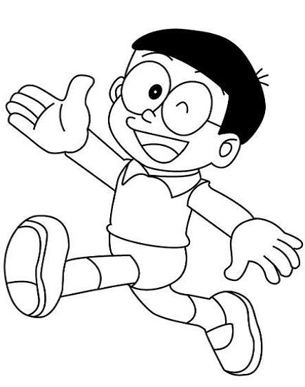 Tô Màu Nobita - Nhân Vật Mang Cả Tuổi Thơ Của Nhiều Người Trong Thế Giới Hoạt Hình - Tranh tô màu