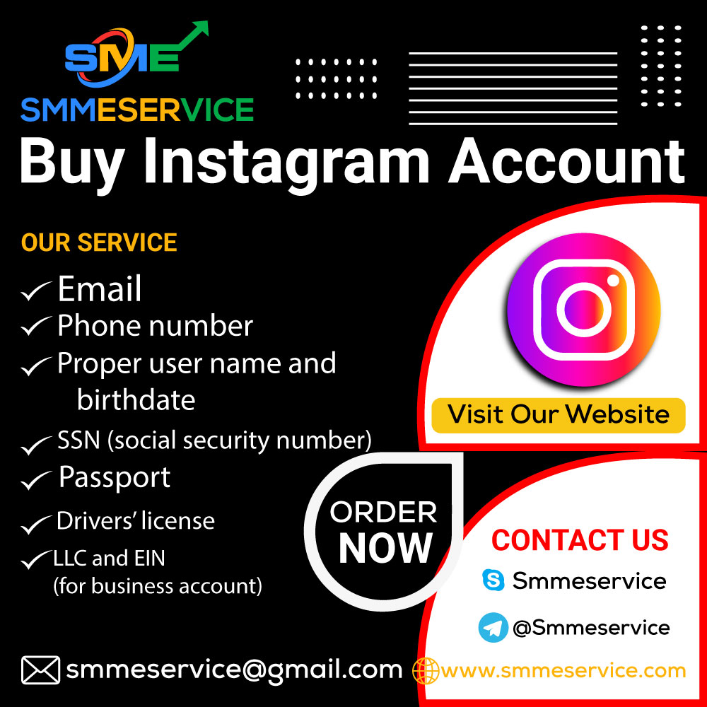 Buy Instagram account - NEW/OLD 100% Verified - Best price
