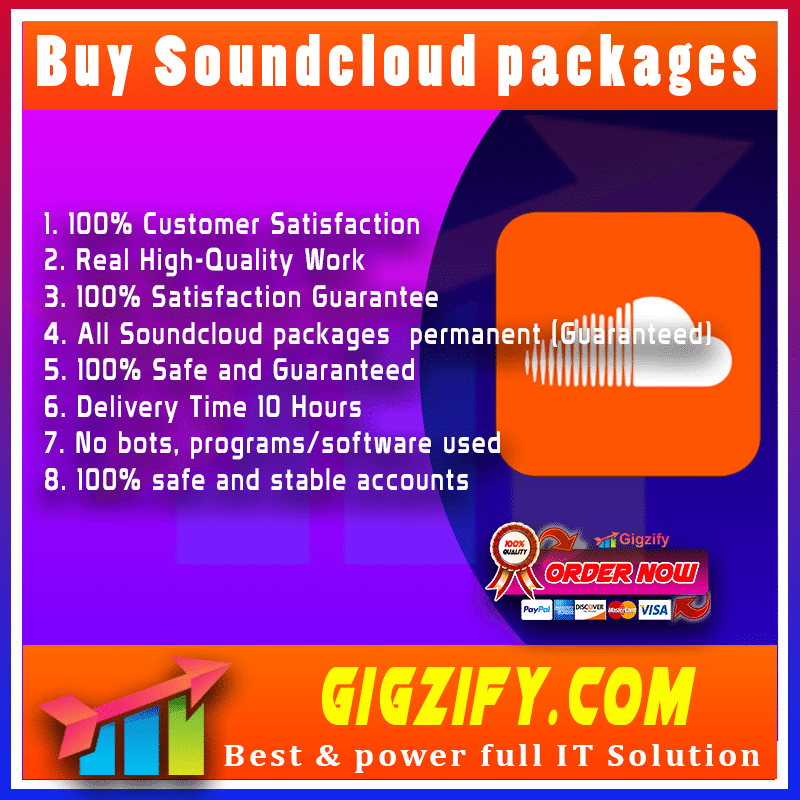 Buy Soundcloud packages - gigzify