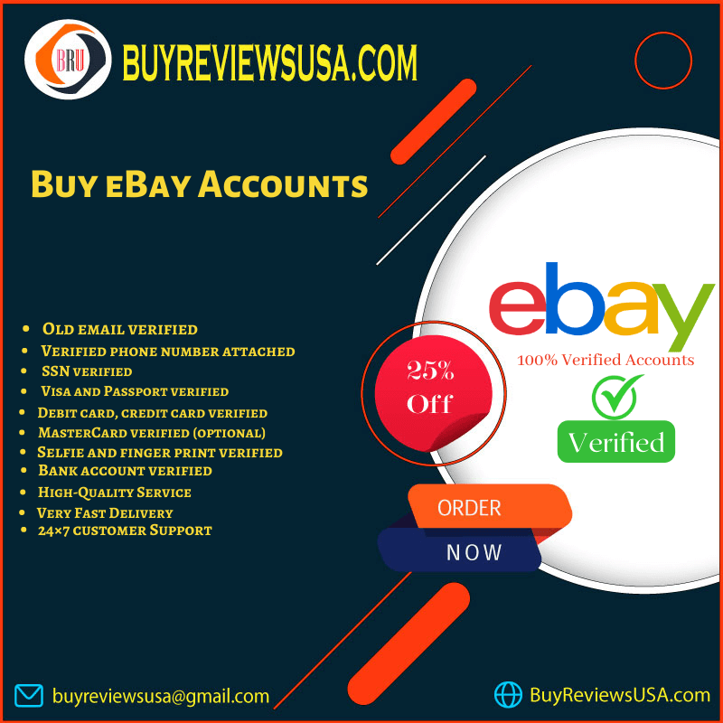 Buy eBay Accounts - 100% Safe & USA, UK, CA Verified