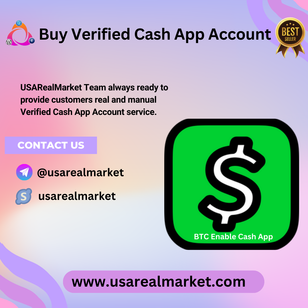 Buy Verified Cash App Account - 100% Verified BTC Enable