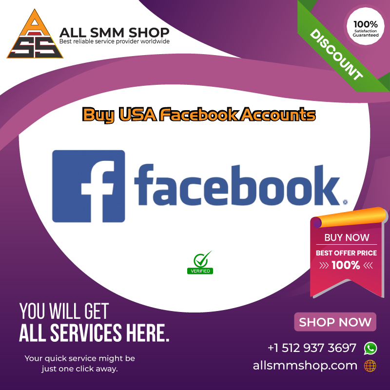 Buy USA Facebook Accounts - 100% Safe & US Verified Account