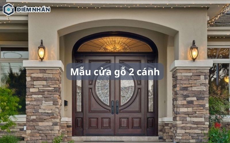 100+ Mẫu cửa gỗ đẹp 2 cánh sang trọng với giá tại xưởng