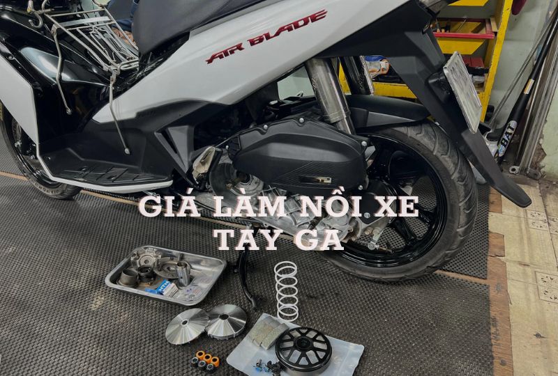 Giá làm nồi xe tay ga rẻ nhất tại Tp. HCM