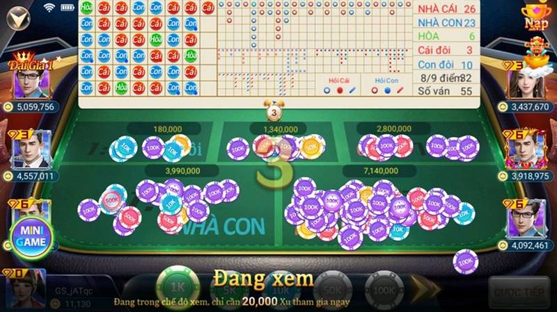 Đánh giá chất lượng game bài đổi thưởng Baccarat tại IWIN -