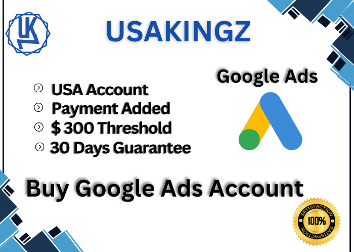 Buy Google Adword Accounts $350 Threshold - USAKINGZ