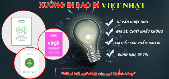 In Bao Bì Giấy Giá Rẻ Nhất - Xưởng In Bao Bì Việt Nhật - IN VIỆT NHẬT