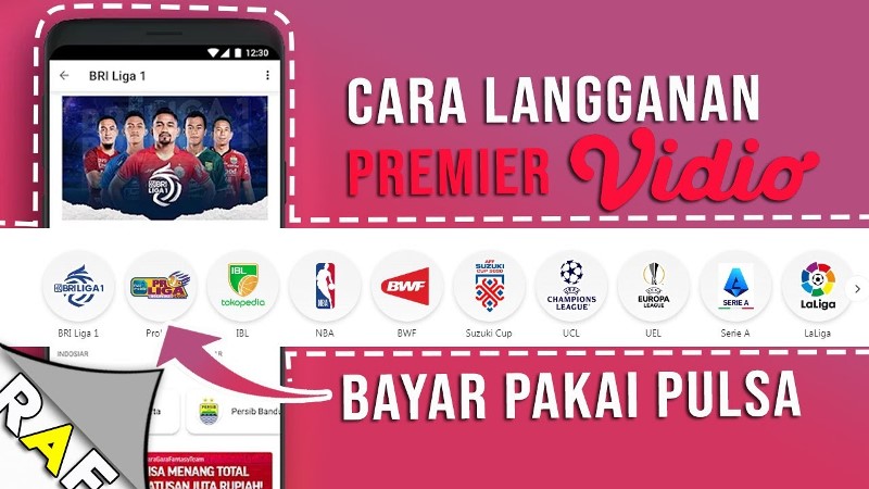 Cara Beli Paket Vidio (Resmi) Premier Paling Baru