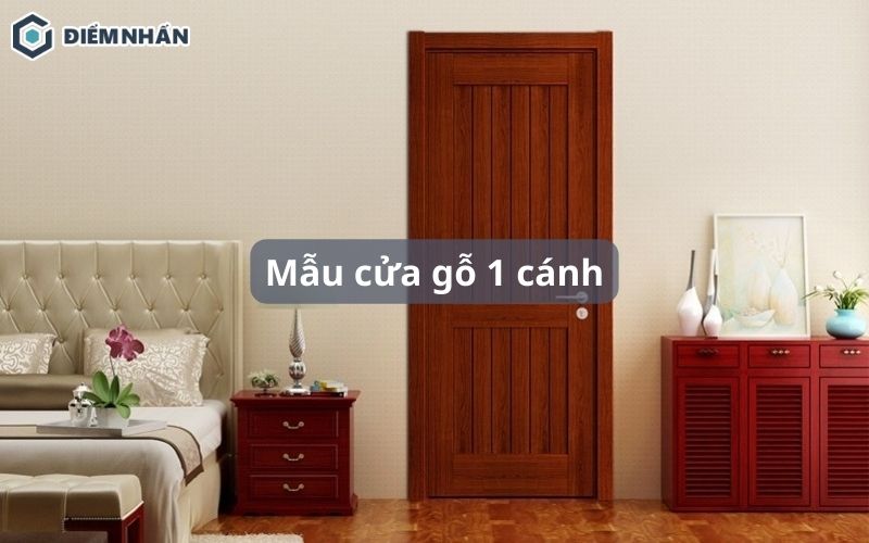 100+ Mẫu cửa gỗ đẹp 1 cánh cao cấp kèm báo giá 2024