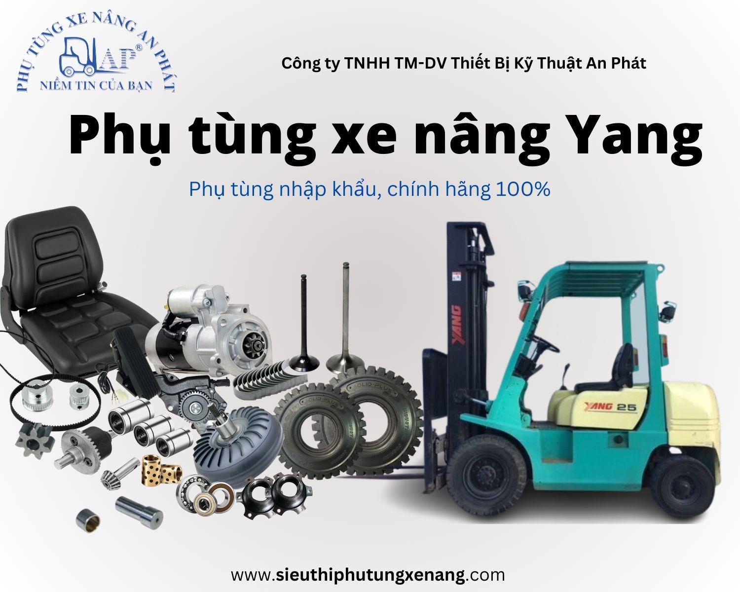 Gợi ý dòng phụ tùng xe nâng Yang chất lượng giá tốt nhất thị trường