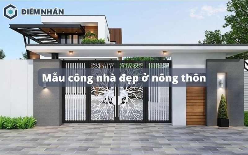 30+ Mẫu cổng nhà đẹp ở nông thôn được yêu thích nhất