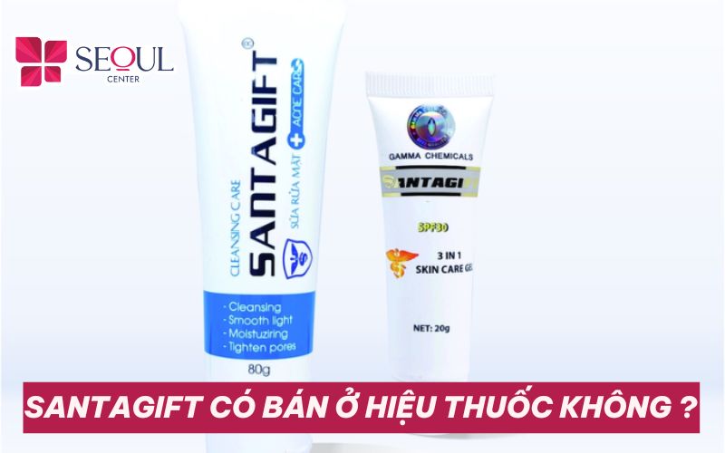 Kem trị mụn Santagift có bán ở hiệu thuốc không? Bán ở đâu?