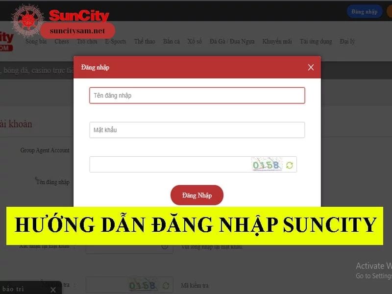 Hướng dẫn đăng nhập Suncity nhanh chóng với 3 bước đơn giản