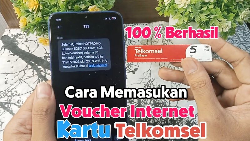 Cara Ketik Voucher Telkomsel yang Mudah (dengan Gambar)