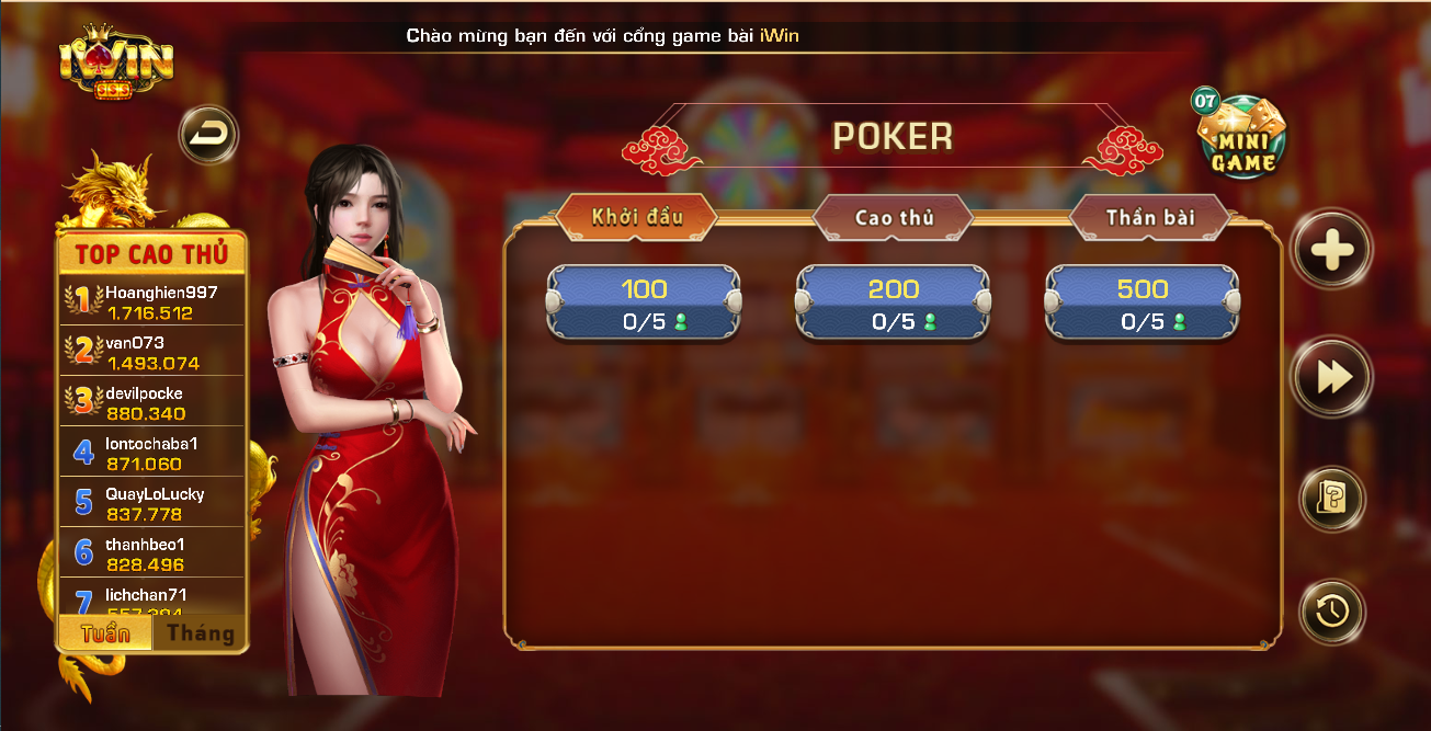 Tổng hợp cách đánh bài đổi thưởng Poker tại cổng game iwin