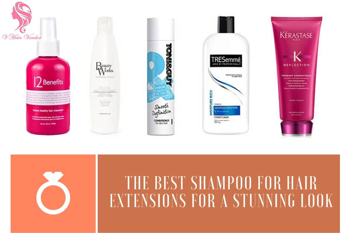 Find out the best shampoo for hair extensions for a stunning look