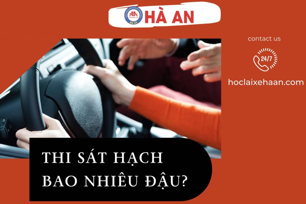 Thi sa hình bao nhiêu điểm đậu đối với các loại bằng lái xe?