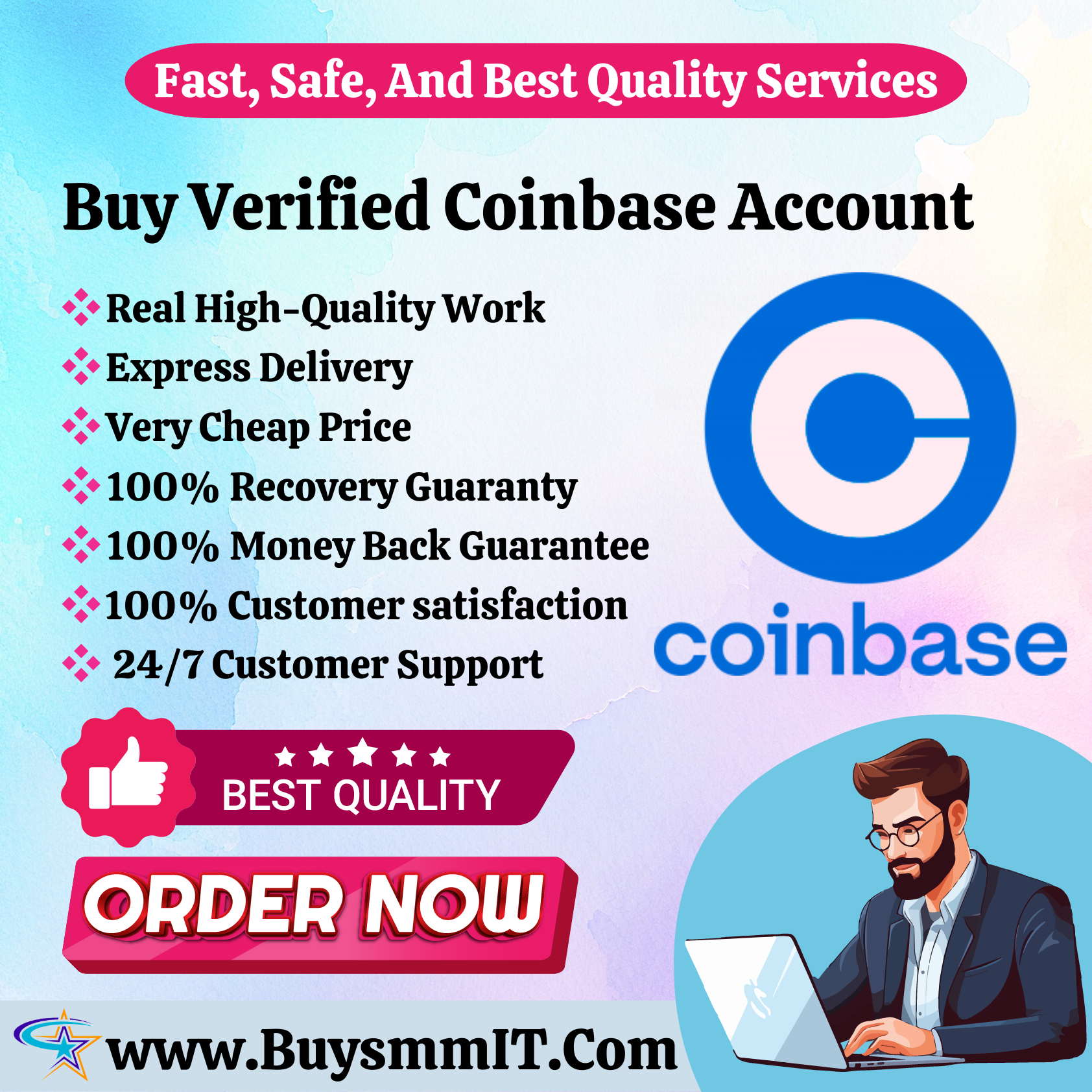 Buy Verified Coinbase Account - Real,Safe,Verified Accounts