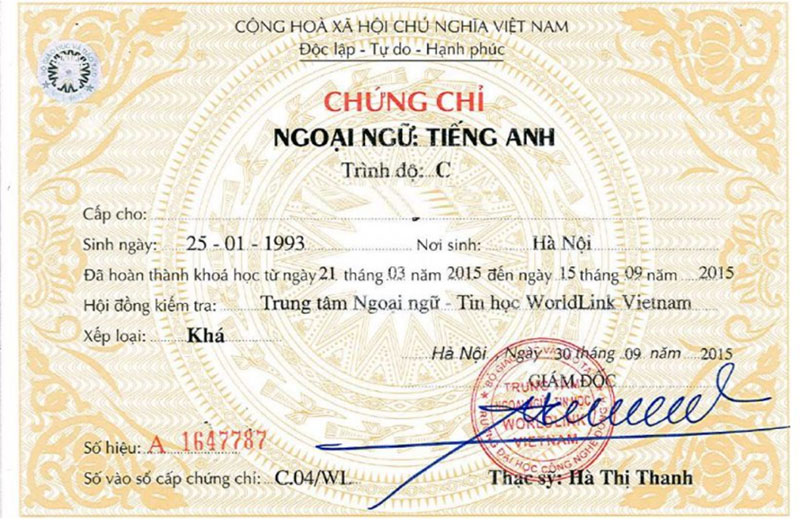 Chứng chỉ tiếng anh C là gì? Bằng C tiếng anh còn giá trị không?