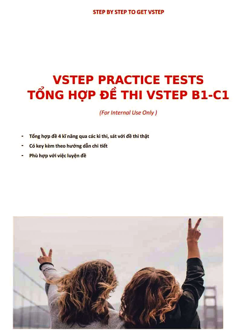 Download bộ tài liệu luyện thi Vstep practice test PDF miễn phí