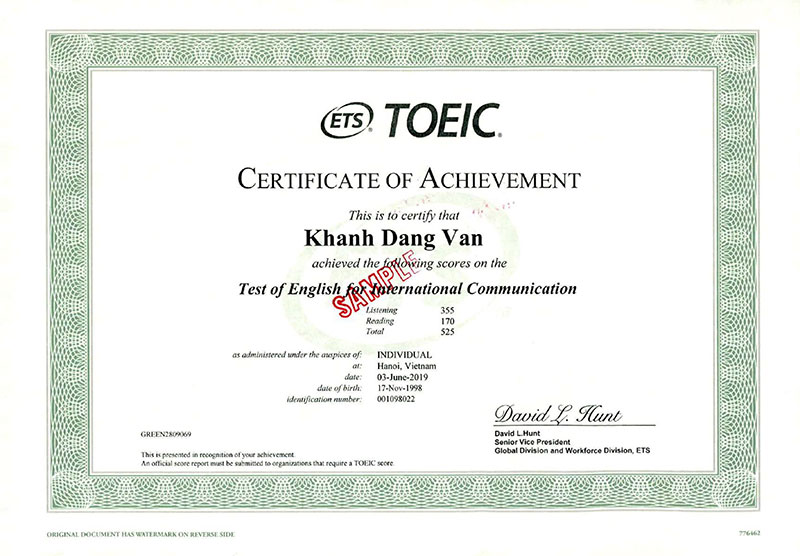 Bằng TOEIC là gì? Chứng chỉ TOEIC có giá trị bao lâu?