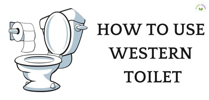 How to use western toilet