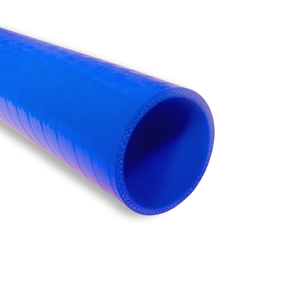 Siliconen slang blauw met inlage - Ø Inwendig 25mm - Ø Uitwendig 35mm