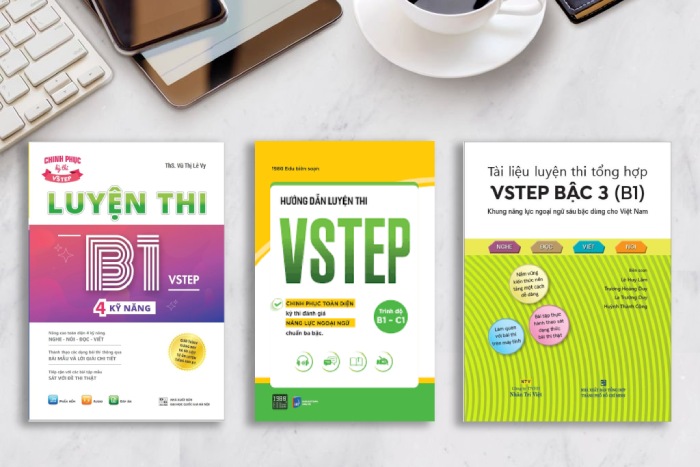 Download trọn bộ sách luyện thi B1 Vstep 4 kỹ năng PDF