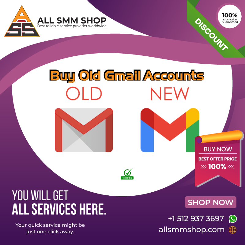 Buy Old Gmail Accounts - 100% fully secured verified account