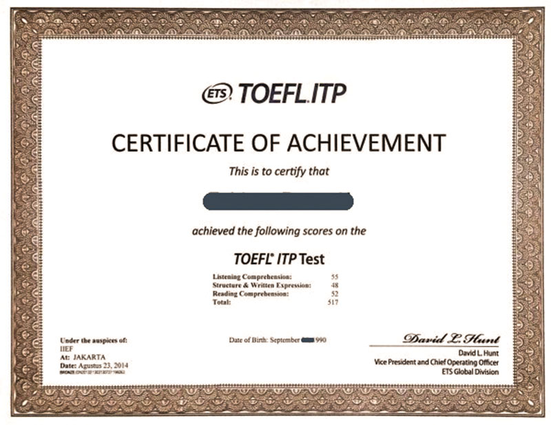 Chứng chỉ TOEFL ITP là gì? Lệ phí thi TOEFL ITP bao nhiêu