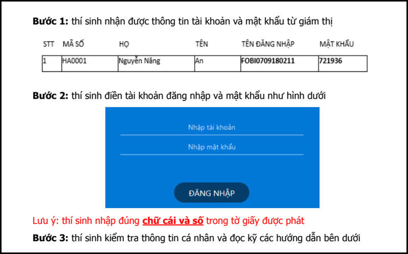 Cách làm bài thi VSTEP trên máy tính trình độ A2, B1, B2