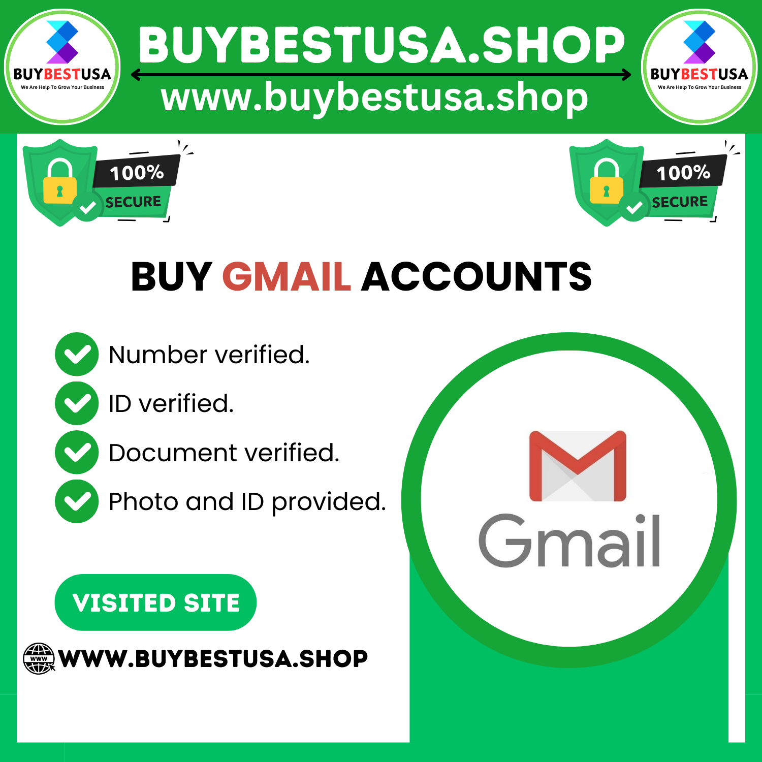 Top Site To Buy Gmail Accounts PVA And Bulk Accounts