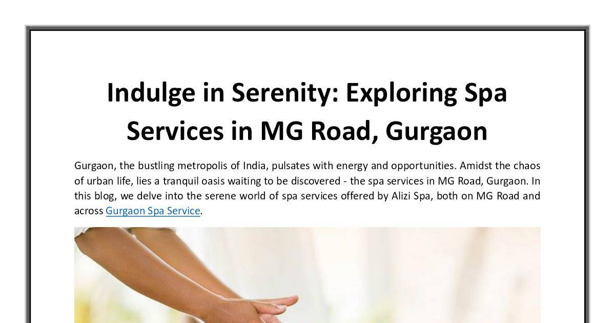 Spa in MG Road Gurgaon.pdf | DocHub