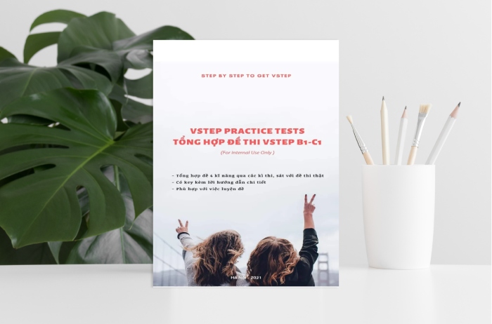 Tải sách Vstep Practice Tests tổng hợp đề thi Vstep B1-C1 PDF