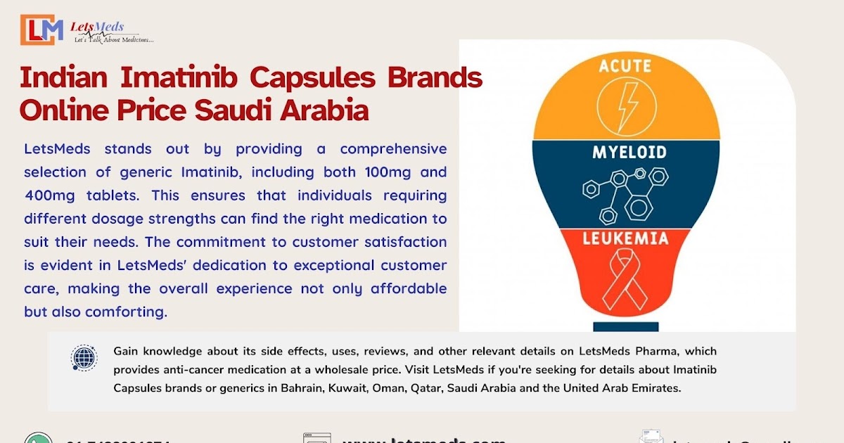 Buy Generic Imatinib Capsules Brands Price Online Saudi Arabia Dubai UAE