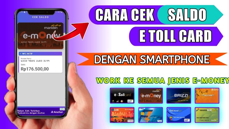 Cara Cek Saldo E Money di HP untuk Semua Kartu e-Toll