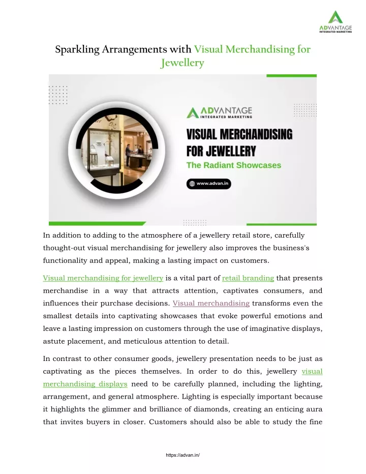 PPT - Sparkling Arrangements with Visual Merchandising for Jewellery PowerPoint Presentation - ID:13052036