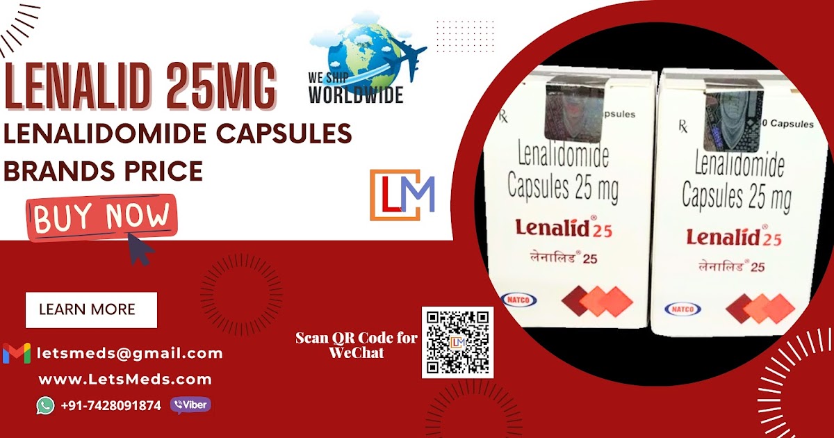 Purchase Generic Lenalidomide 25mg Capsules Online Price | Lenalid Wholesale Cost Philippines Malaysia Thailand