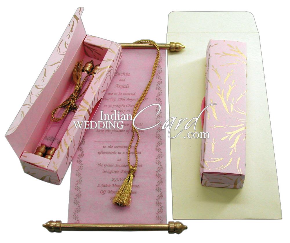 Scroll Wedding Cards: Personalised Invitation for Your Wedding | Indian Wedding Card's Blog