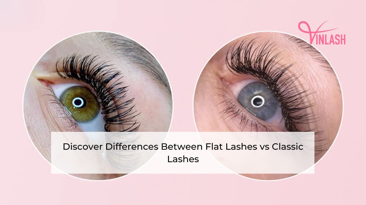 Discover Differences Between Flat Lashes vs Classic Lashes