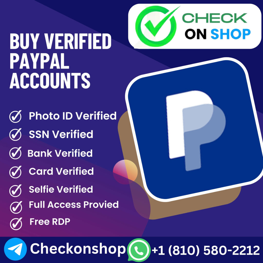 Buy Verified PayPal Accounts -Best Quality 100% Personal And
