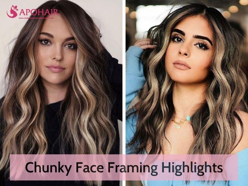 Chunky Face Framing Highlights: Hair Trend In 2024 | Apohair