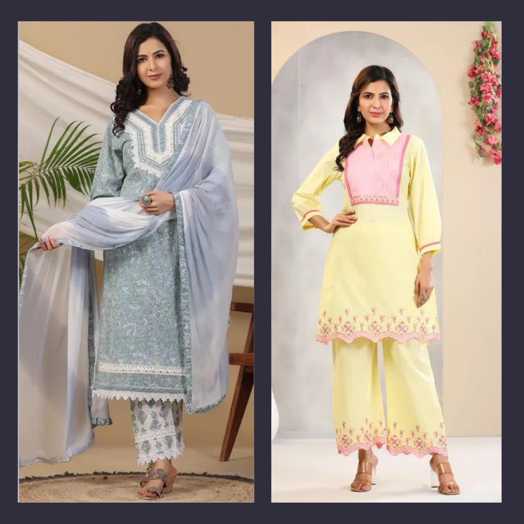 Kurta With Palazzo Set: Why It is Essential For Your Wardrobe – Readiprint Fashions