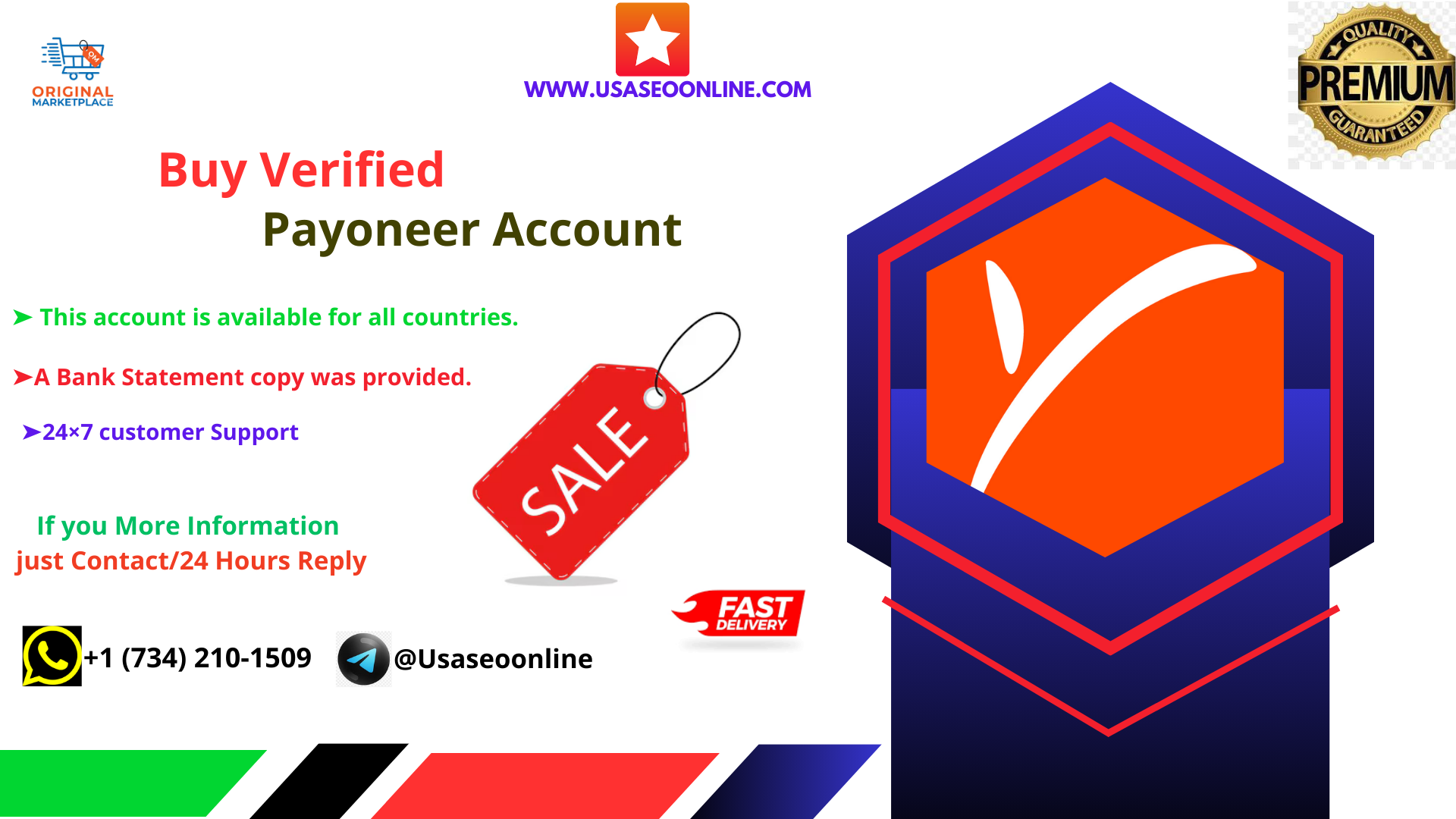 Buy Verified Payoneer account - USA SEO Online