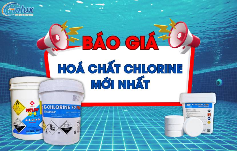 Cập nhập báo giá Clorin, Chlorine chi tiết, mới nhất Halux