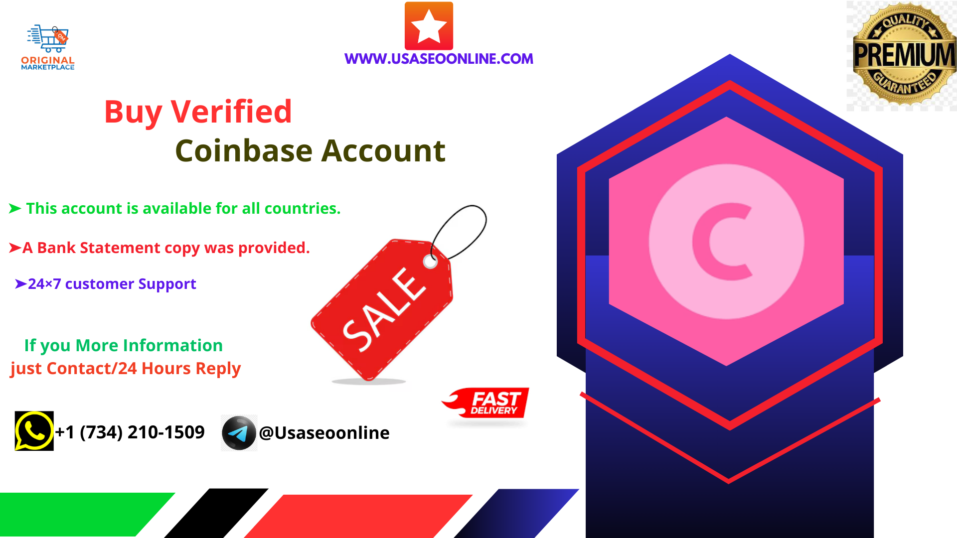 Buy Verified Coinbase Account - USA SEO Online