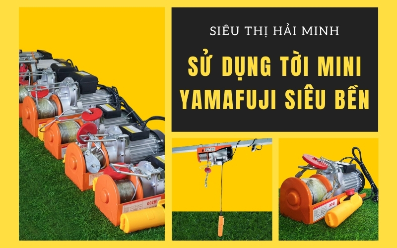 Bí Quyết Giúp Máy Tời Điện Mini Yamafuji Siêu Bền