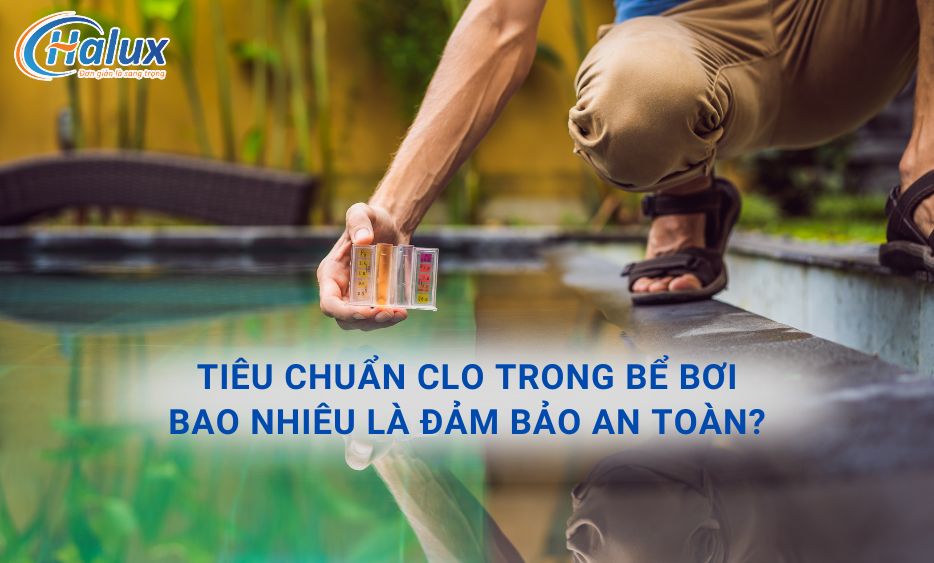 Tiêu chuẩn clo trong bể bơi bao nhiêu là đảm bảo an toàn?