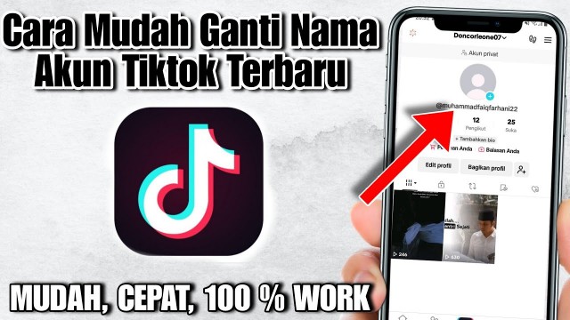 Cara Mengganti Nama di TikTok, Itu Bagaimana ya?