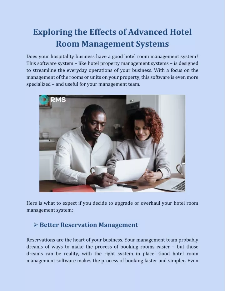 PPT - Exploring the Effects of Advanced Hotel Room Management Systems PowerPoint Presentation - ID:13108461